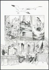 Planche noir et blanc, Shi, Le Roi démon (T.2), Josep Homs
