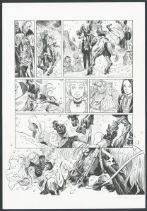 Planche noir et blanc, Shi, Le Roi démon (T.2), Josep Homs