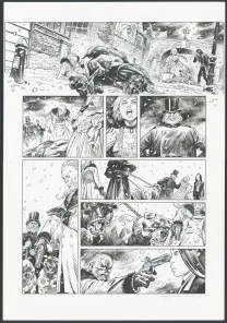Black and white original page, Shi, Le Roi démon (T.2), Josep Homs