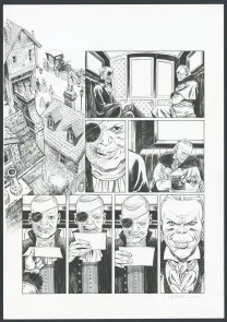 Black and white original page, Shi, Revenge ! (T.3), Josep Homs