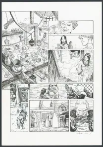 Planche noir et blanc, Shi, Le Roi démon (T.2), Josep Homs