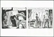 Planche noir et blanc, Pablo, Picasso (T.4), Clément Oubrerie
