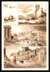 Planche couleur, Le Cœur des Amazones, Christian Rossi