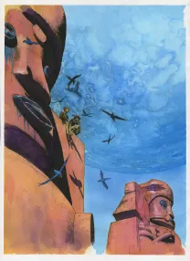 Illustration couleur, TER, L'Étranger (T.1), Christophe Dubois