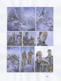 Colored original page, On Mars, Un Monde nouveau (T.1),  Grun