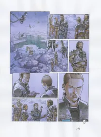Colored original page, On Mars, Un Monde nouveau (T.1),  Grun