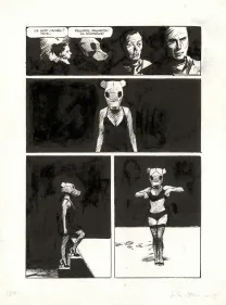 Planche noir et blanc, Le Transperceneige - Snowpiercer, Terminus (T.4), Jean-Marc Rochette