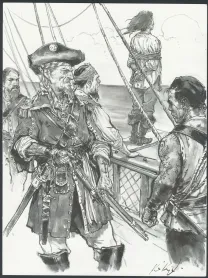 Illustration noir et blanc, Karl Kopinski