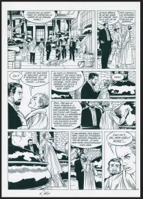 Planche noir et blanc, Les Maîtres de l'orge, Adrien, 1917 (T.3), Francis Vallès
