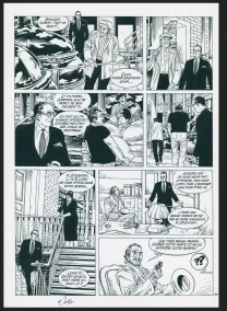 Planche noir et blanc, Les Maîtres de l'orge, Noël, 1932 (T.4), Francis Vallès