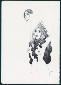 Illustration noir et blanc, Inspire, Viktor Kalvachev