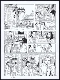 Planche noir et blanc, Rani, Bâtarde (T.1), Francis Vallès