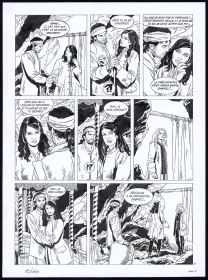 Planche noir et blanc, Rani, Brigande (T.2), Francis Vallès