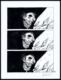 Planche noir et blanc, Tout seul, Christophe Chabouté