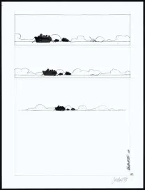 Planche noir et blanc, Terre-Neuvas, Christophe Chabouté