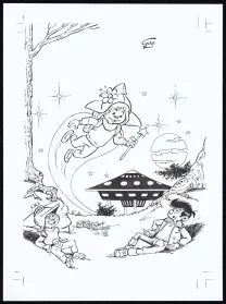 Couverture, Le Scrameustache, L'Elfe des étoiles (T.38), Roland Gos