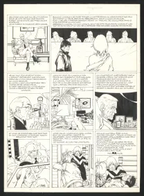 Planche noir et blanc, XIII, SPADS (T.4), William Vance
