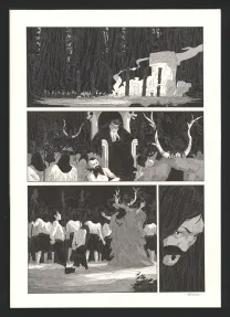 Planche noir et blanc, Les Ogres-Dieux, Le Grand Homme (T.3), Bertrand Gatignol