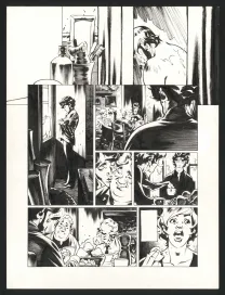 Planche noir et blanc, Jazz Maynard, Live in Barcelona (T.7),  Roger