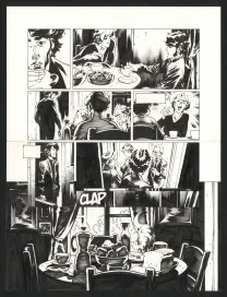 Planche noir et blanc, Jazz Maynard, Live in Barcelona (T.7),  Roger