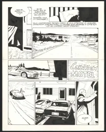 Planche noir et blanc, I.R.$., Le Corrupteur (T.6), Bernard Vrancken