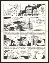 Planche noir et blanc, I.R.$., Le Corrupteur (T.6), Bernard Vrancken