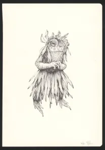 Colored illustration, POUCETTE, Marco Mazzoni