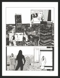 Planche noir et blanc, I.R.$., Larry's paradise (T.17), Bernard Vrancken