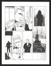 Planche noir et blanc, I.R.$., Larry's paradise (T.17), Bernard Vrancken