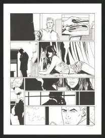 Planche noir et blanc, I.R.$., Larry's paradise (T.17), Bernard Vrancken