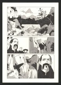 Planche noir et blanc, Les Ogres-Dieux, Le Grand Homme (T.3), Bertrand Gatignol