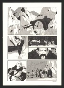 Planche noir et blanc, Les Ogres-Dieux, Le Grand Homme (T.3), Bertrand Gatignol