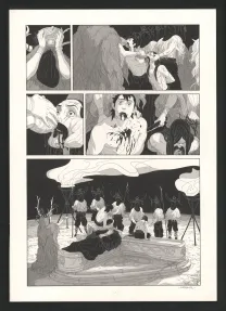 Planche noir et blanc, Les Ogres-Dieux, Le Grand Homme (T.3), Bertrand Gatignol