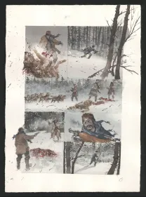 Planche couleur, Le Chemin du couchant, Marqué par le diable (T.2), Sergio Tisselli
