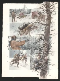 Colored original page, Le Chemin du couchant, Marqué par le diable (T.2), Sergio Tisselli