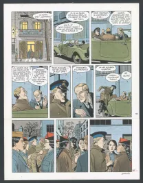 Planche couleur, Double 7, André Juillard