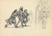 Crayonné, Les 7 Vies de l'Épervier, André Juillard