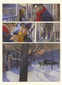 Planche couleur, Mattéo, Cinquième époque (septembre 1936 - janvier 1939) (T.5), Jean-Pierre Gibrat