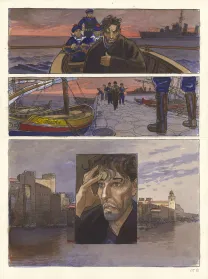 Planche couleur, Mattéo, Cinquième époque (septembre 1936 - janvier 1939) (T.5), Jean-Pierre Gibrat