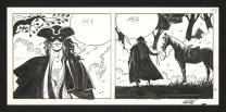 Planche noir et blanc, Dick Turpin, Lele Vianello