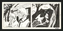 Planche noir et blanc, Dick Turpin, Lele Vianello
