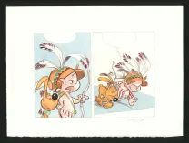 Planche couleur, Boule et Bill, Noël indien (T.2), José Luis Munuera