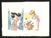 Planche couleur, Boule et Bill, Noël indien (T.2), José Luis Munuera
