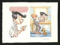 Planche couleur, Boule et Bill, La partie de crêpes  (T.1), José Luis Munuera