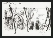 Planche noir et blanc, Sortilèges, José Luis Munuera