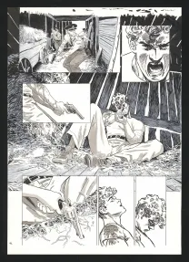 Black and white original page, J'irai cracher sur vos tombes , Rey Macutay