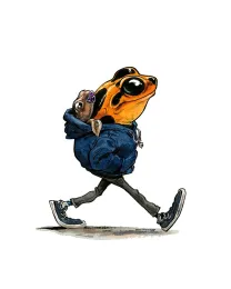 Colored illustration,  Guznag