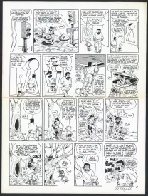 Planche noir et blanc, Rubrique-à-brac, Taume 2 (T.2), Marcel Gotlib