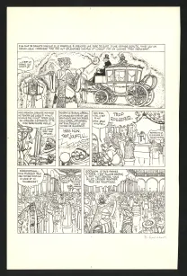 Planche noir et blanc, Georges et Louis romanciers, Georges et Louis racontent (T.1), Daniel Goossens