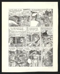 Planche noir et blanc, Route vers l'enfer, Daniel Goossens